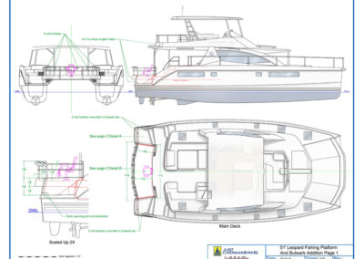Catamaran Bulwark And Deck Refit