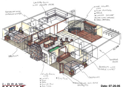 Basement Layout Perspective