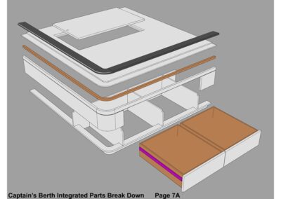 Captain’s Berth Exploded View