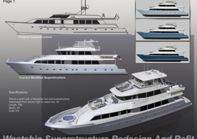 106′ Westship Fiberglass And Exterior Refit