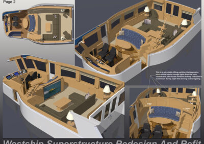 106′ Westship Fiberglass And Interior Refit